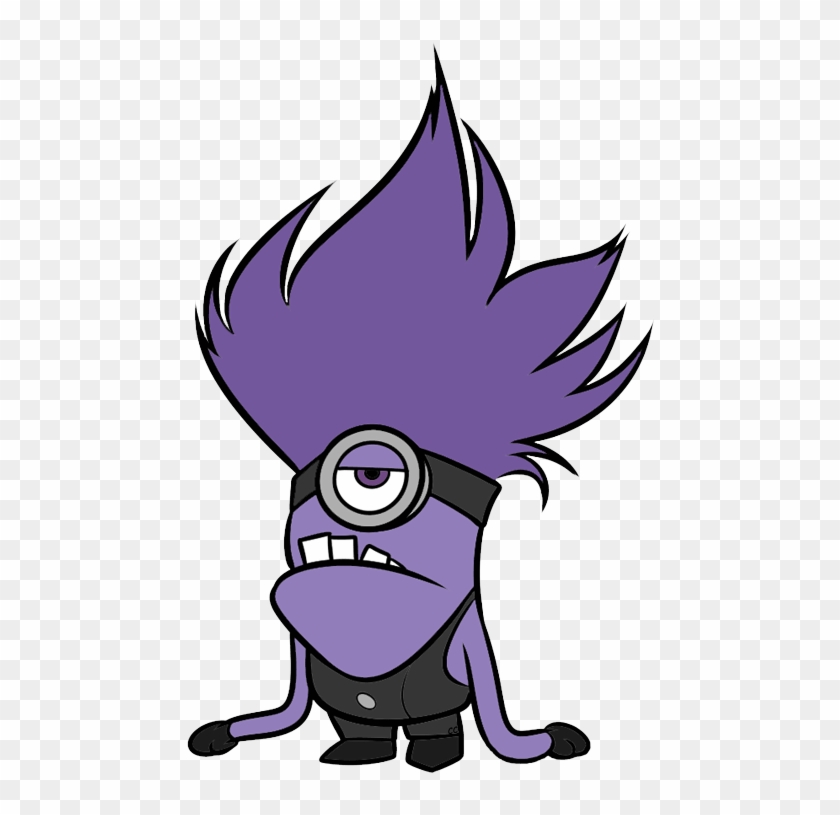 Despicable Me Clip Art Cartoon Clip Art - Purple Minion Clipart - Png Download