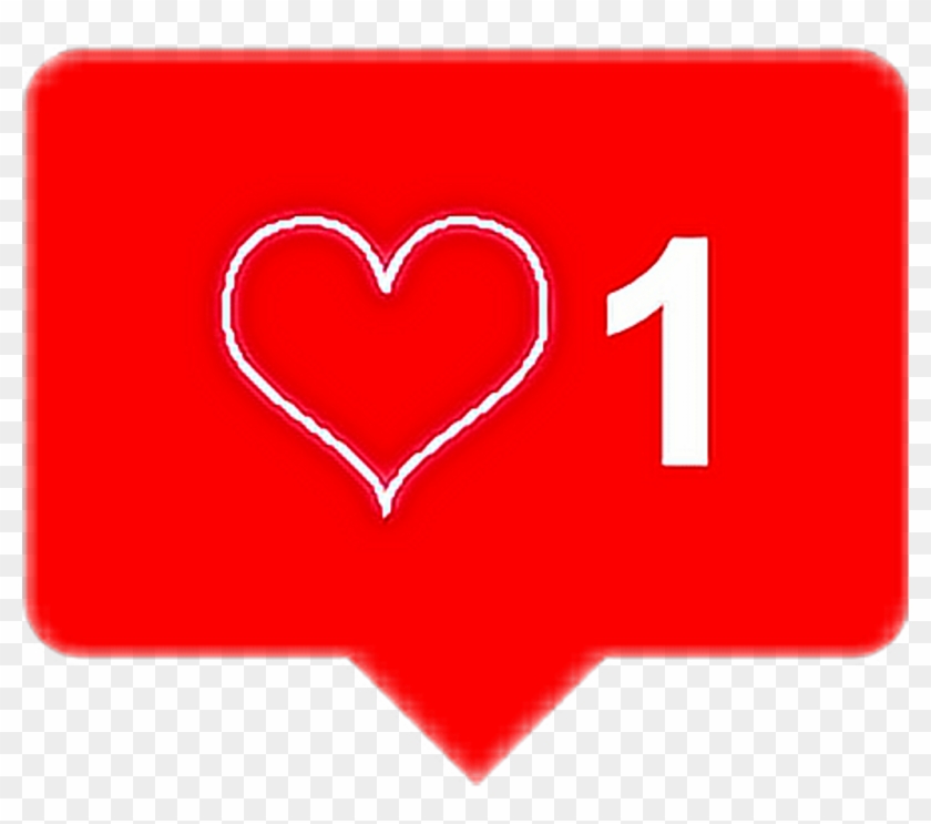 #remixit #heart #like #instagram #notification #effect - Heart Clipart