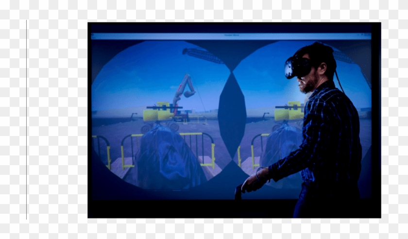 Test Bed Environment For Virtual Reality In A Construction - Segurança De Trabalho Tecnologia Clipart #2747027