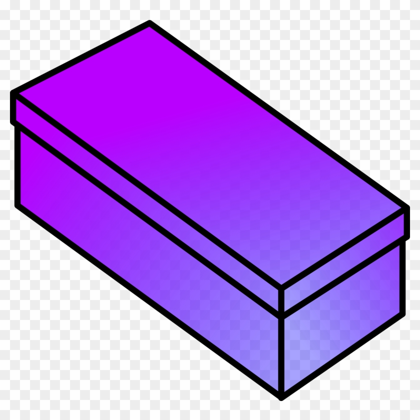 Clipart Box Rectangular Box - Clip Art Shoe Box - Png Download