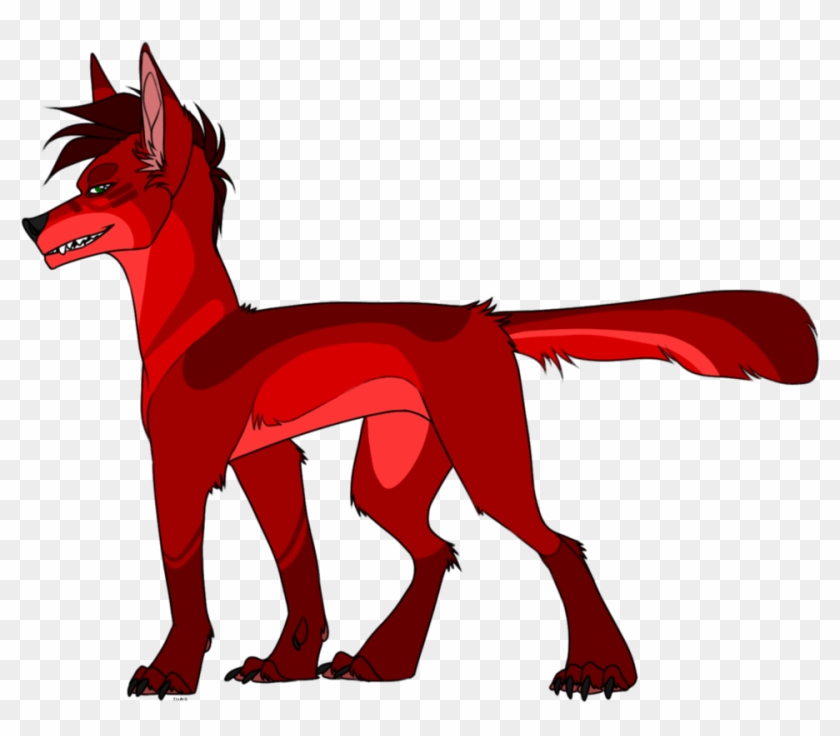 Canidae, Dog, Demon, Red, Dog Like Mammal Png Image - Cartoon Clipart #2747418