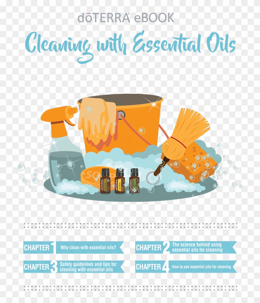 Doterra Cleaning With Essential Oils - Doterra Essential Oils Cooking Ebook Clipart #2748110
