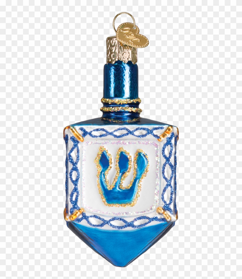 Glass Hanukkah Ornaments - Glass Bottle Clipart