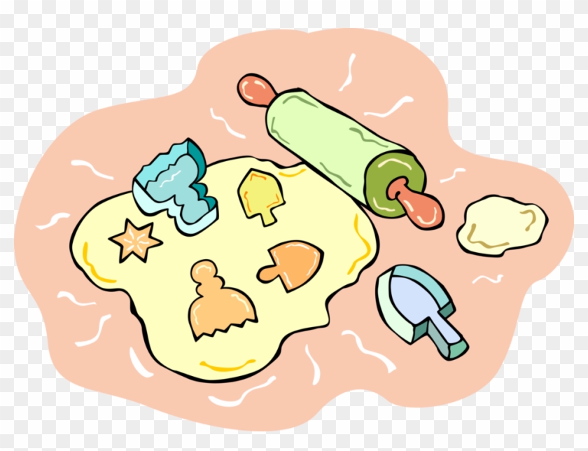 Vector Illustration Of Jewish Holiday Of Chanukah Hanukkah - Plätzchen Backen Clipart - Png Download