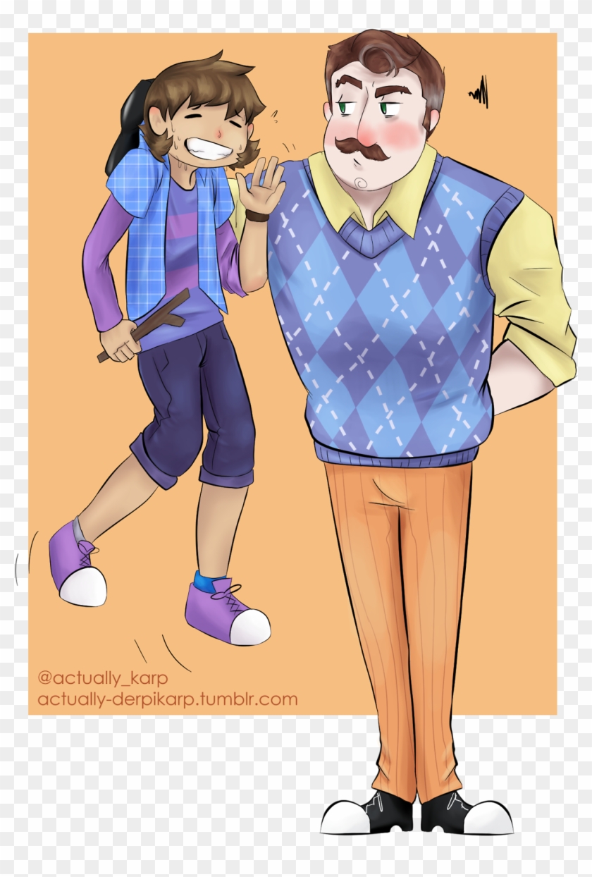 Hello Neighbor X Player Clipart