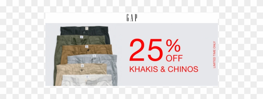 25% Off On Khakis & Chinos - Floor Clipart