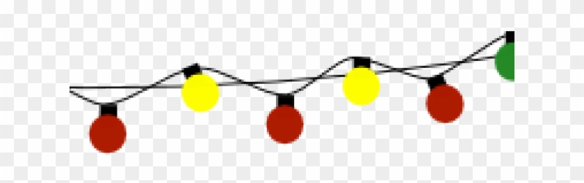 Christmas Lights Clipart Tinsel - Xmas Strand Of Lights - Png Download