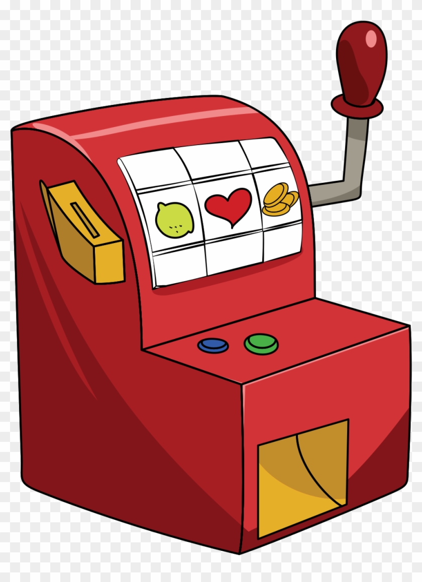 Slot Machine Clipart - スロット マシン 画像 フリー - Png Download