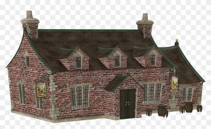 Brick House Transparent Background Clipart