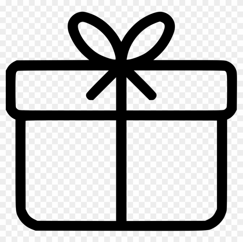 Svg Box Free Gift - Gift Card White Icon Clipart