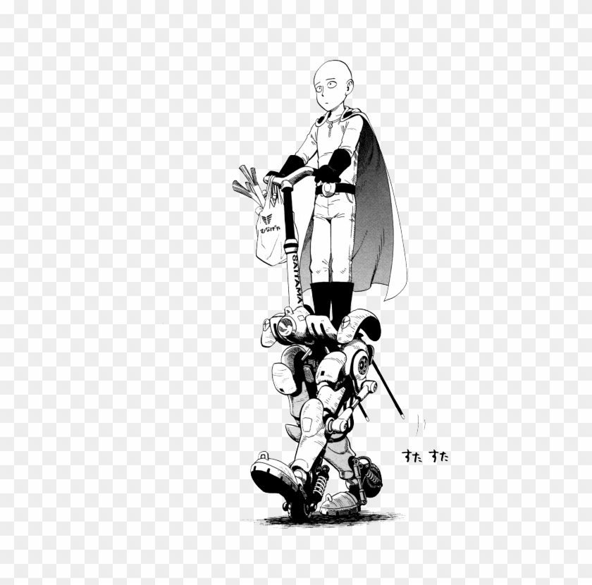 Read One Punch Man Manga Transparent Background - One Punch Man Saitama Comic Clipart