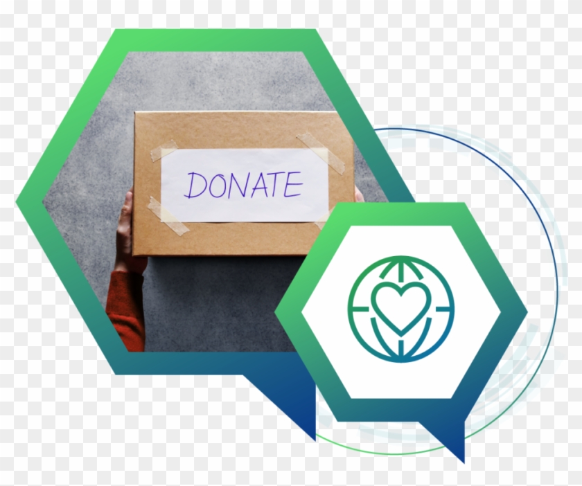 Social Impact Icon And Donate Caption In Noiz Logo - Emblem Clipart
