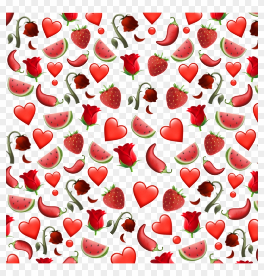 Emoji Emojis Iphone Iphones Red Background Wallpaper - Background Png Emobis Clipart #2751340