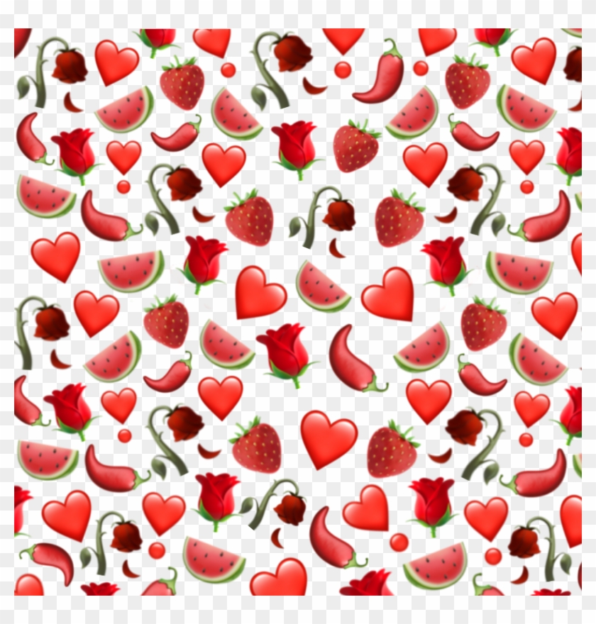 Emoji Emojis Iphone Iphones Red Background Wallpaper - Background Png Emobis Clipart