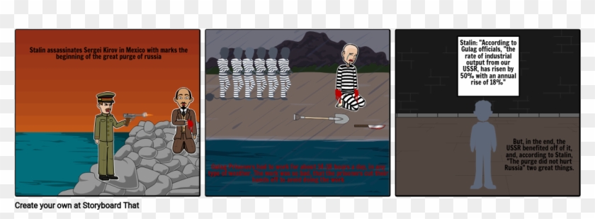 Stalin And The Purge Of Russia - Cartoon Clipart #2751627