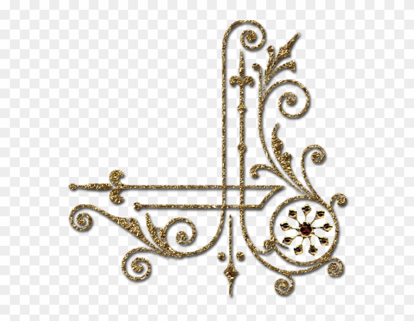 Gold Corner Elements Png Clipart