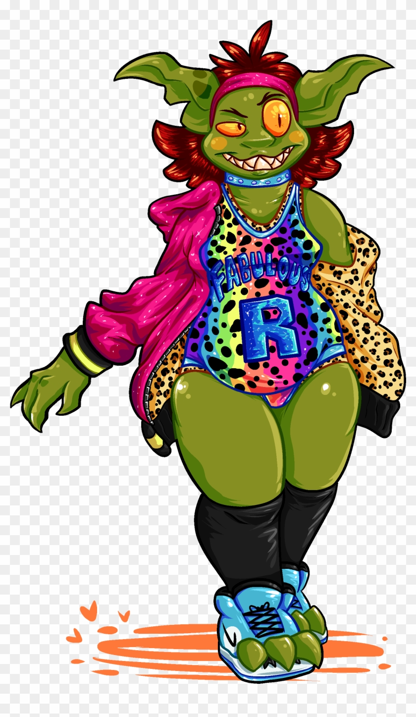 Inspired By Carmella's Lisa Frank Outfit From Wwe, - Cartoon Clipart