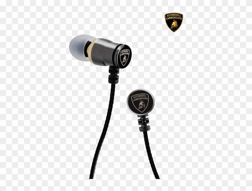 Lambo Handsfree - Lamborghini Deluxe In Ear Headphones Clipart