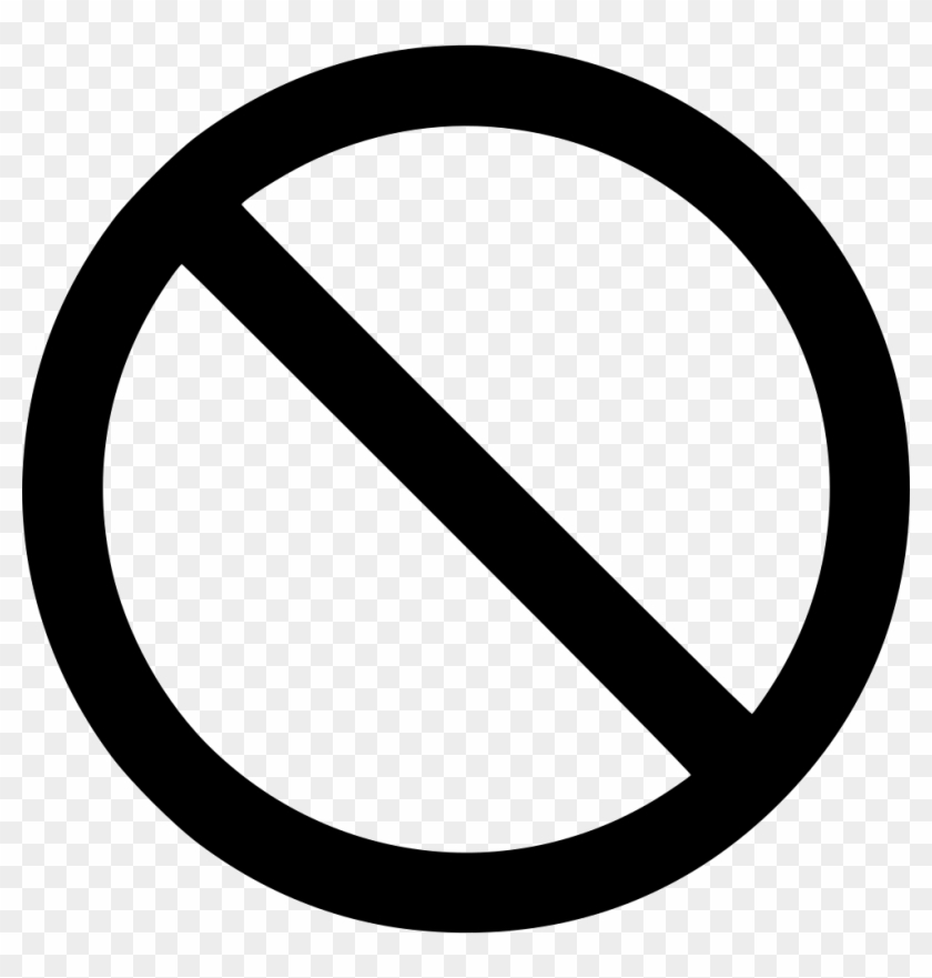 Png File Svg - Not Allowed Logo Clipart
