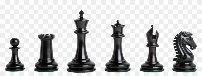 Genuine Ebony And Natural Boxwood - Chess Pieces Clipart