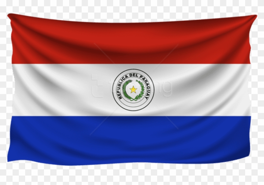 Free Png Download Paraguay Wrinkled Flag Clipart Png - Flag Iraq Png Transparent Png #2754088
