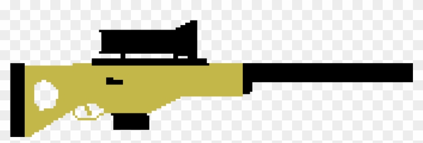 Bolt Sniper/ Fortnite - Fortnite Gun Pixel Art Clipart #2754209