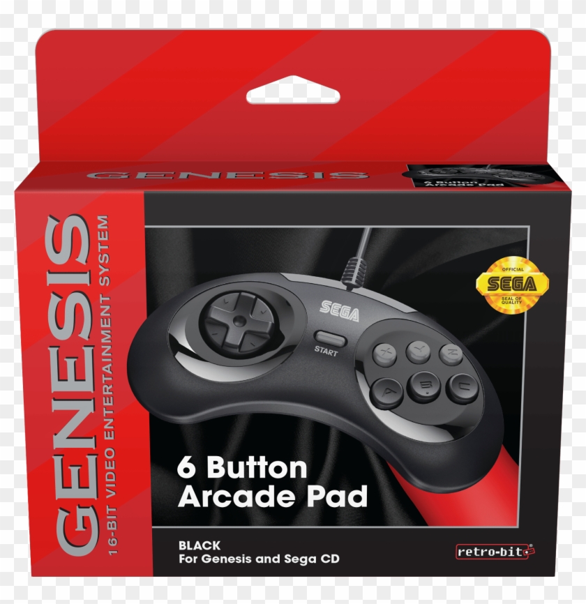 Sega Genesis Packaging - Retro Bit Sega Controllers Clipart #2754221