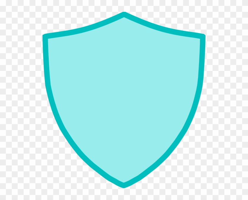 552 X 597 Png 20kb - Shield Clipart Png Teal Transparent Png