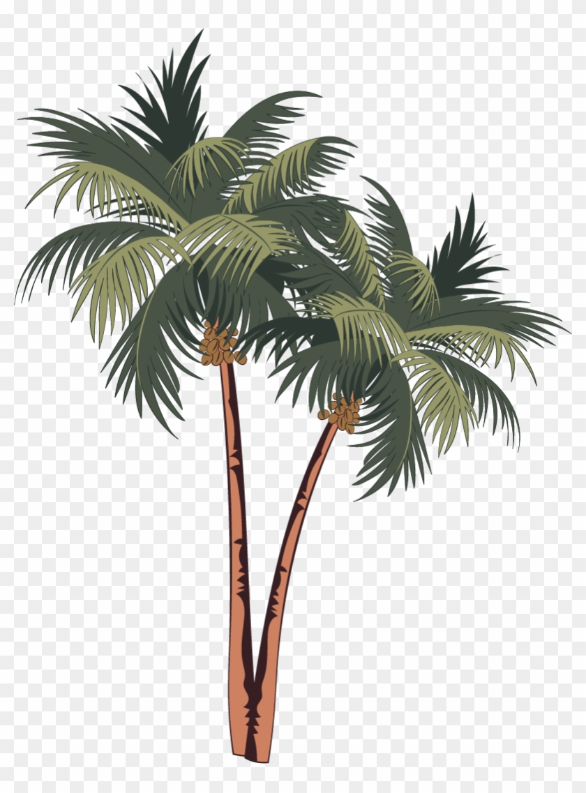 Vinilo Para Salón Dibujo Palmeras - Deepend Feat Graham Candy Waiting For The Summer Clipart