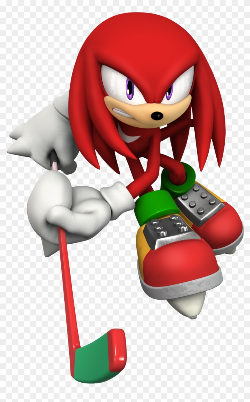 Wintergames Knuckles - Mario And Sonic At The Olympic Winter Games Knuckles Clipart