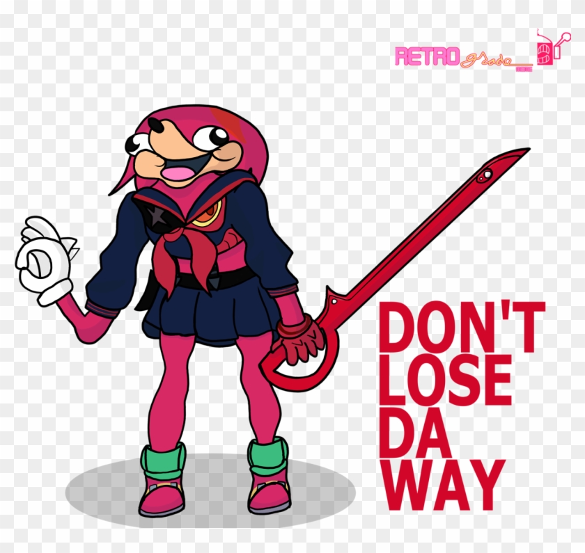 Meme Knuckles Da Way , Png Download - Don T Lose Da Way Clipart #2754847