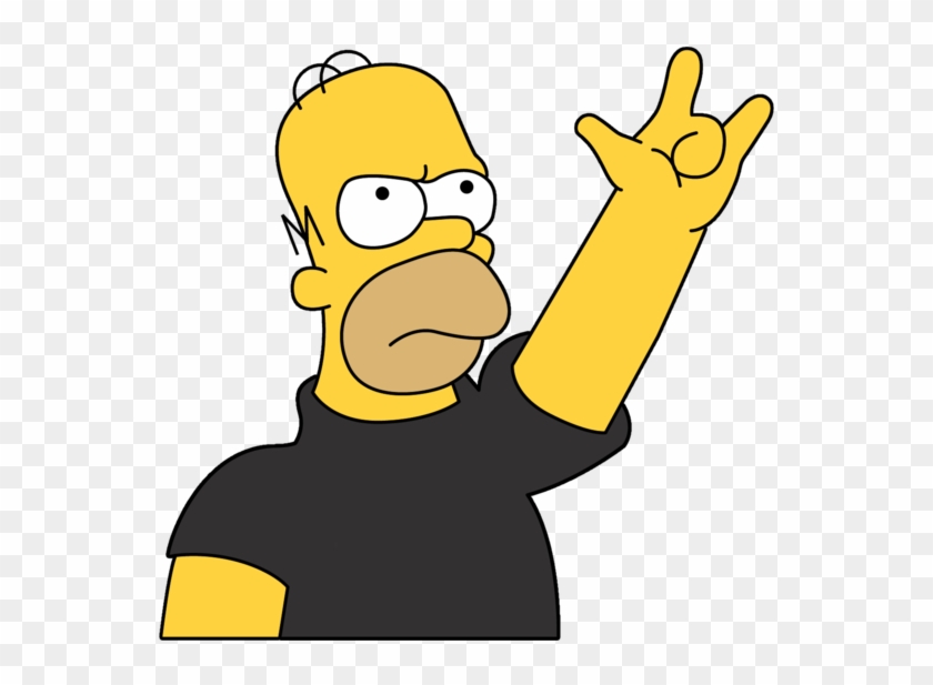 Rock N Roll Simpsons Clipart #2755134