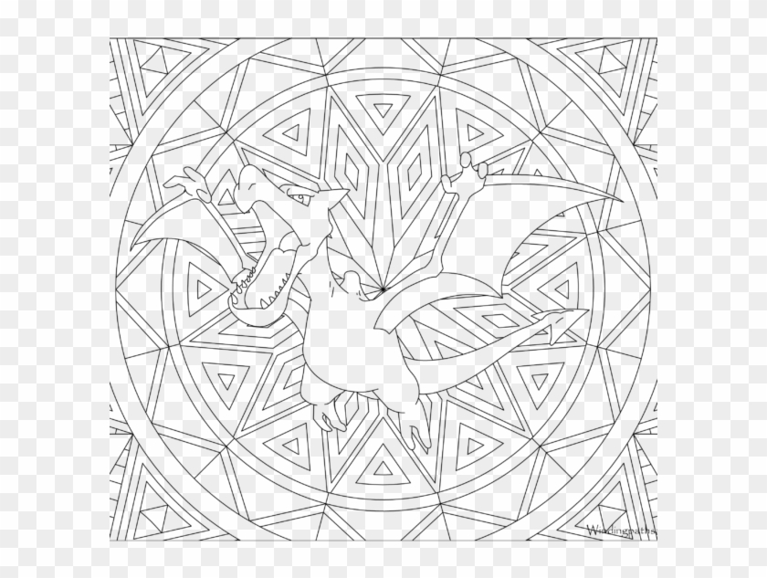 Adult Pokemon Coloring Page Aerodactyl - Printable Pikachu Color Pages Clipart