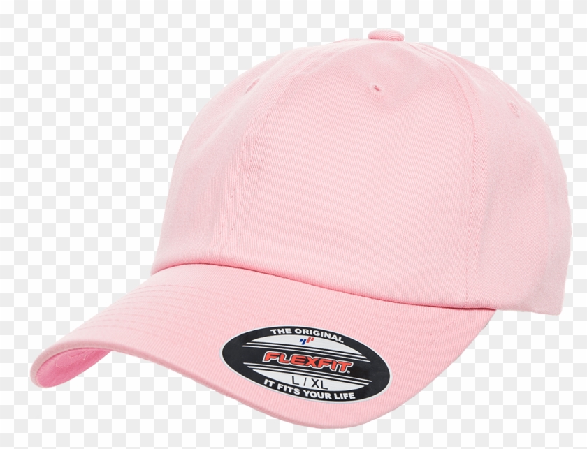 Picture Of 6745 Flexfit Cotton Twill Dad Hat , Png - Baseball Cap Clipart