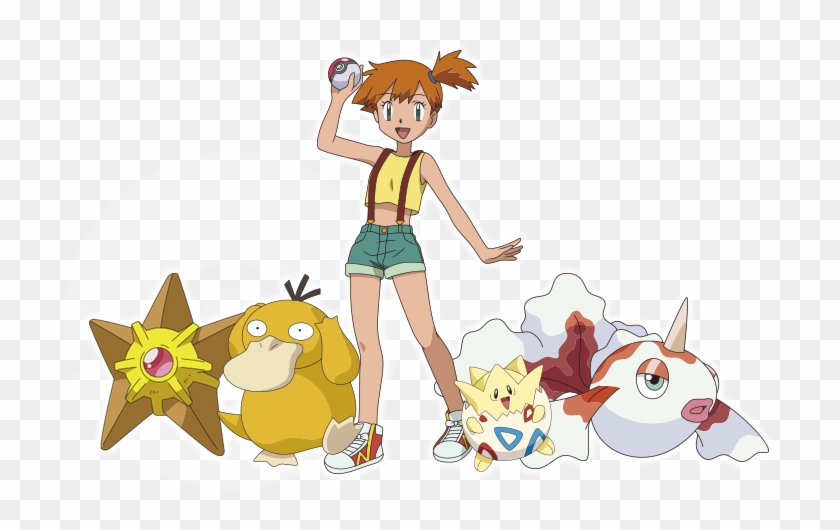 Goldeen - Psyduck - Staryu - Togepi - Pokemon Psyduck - Cartoon Clipart #2756121