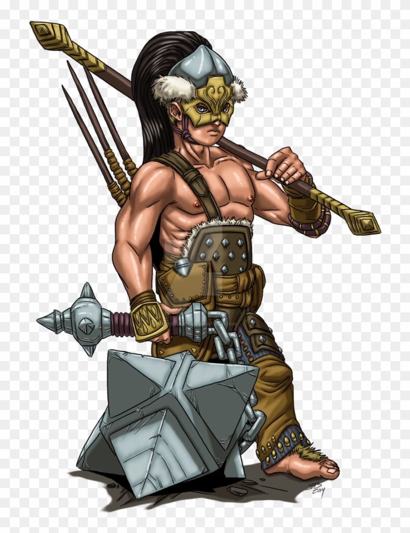 Beard Drawing Barbarian - Halfling Barbarian Dnd Clipart