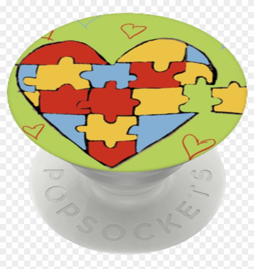 Autism Speaks Love, Popsockets - Circle Clipart