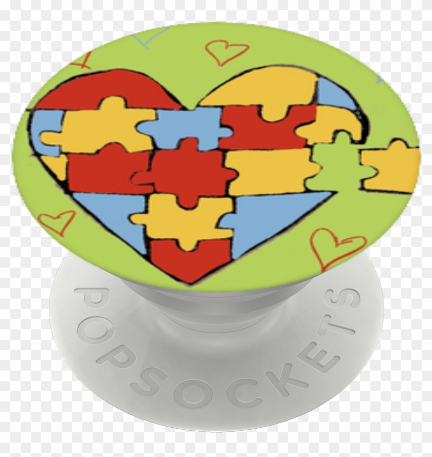 Autism Speaks Love, Popsockets - Circle Clipart #2757311