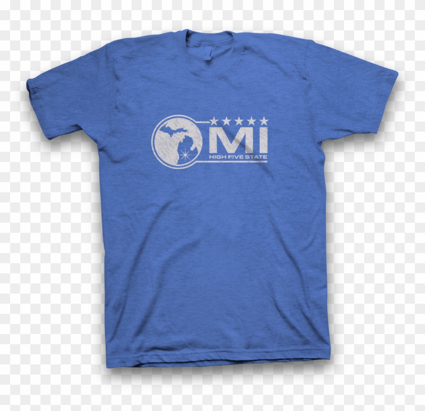 Mi High Five State Original Five Star Logo In White - Bernie Sanders Merchandise Clipart