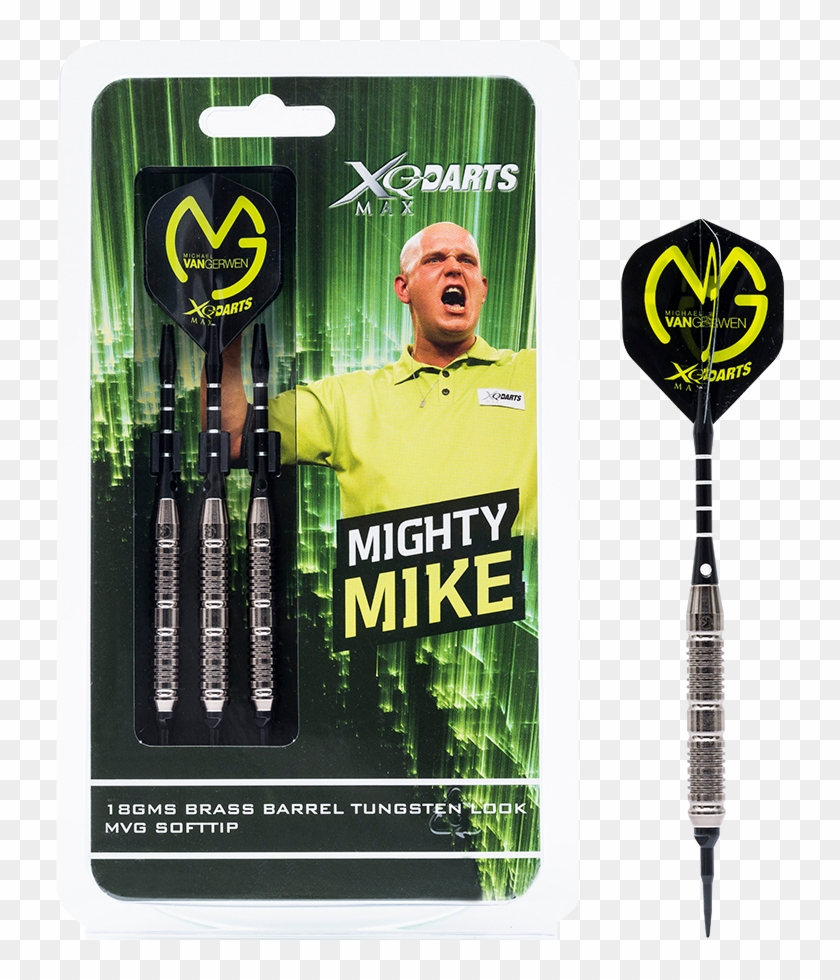 Mvg Tungsteel Soft Tip Darts - Darts Michel Van Gerwen Clipart