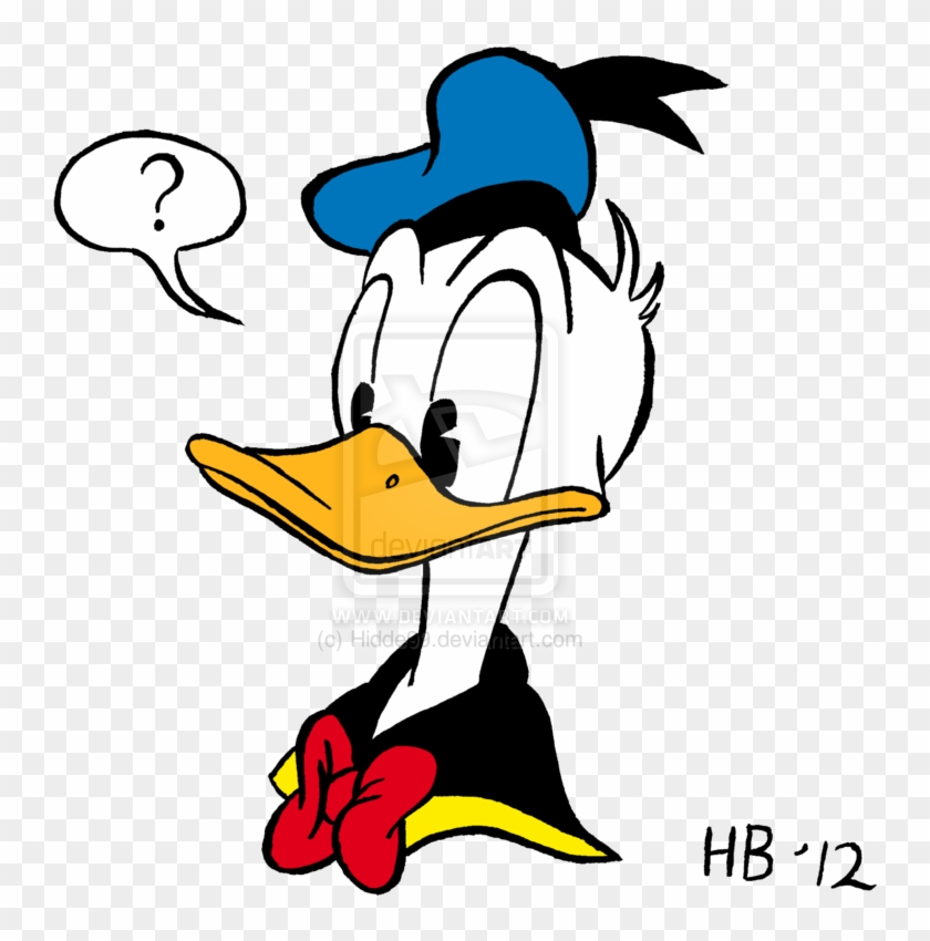 Donald Duck Question Mark Clipart