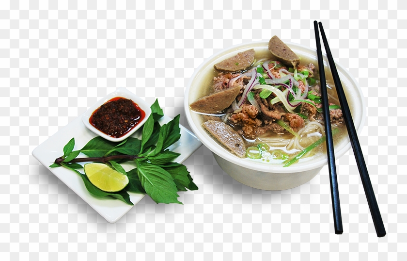 Beef Noodle Soup With Meat Ball - Pho Meal Transparent Background Clipart #2758008