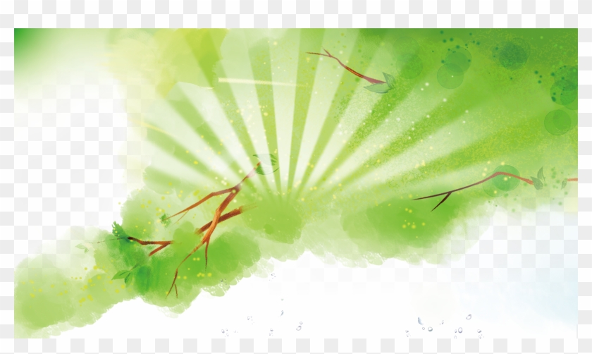 Green Background Design Clipart