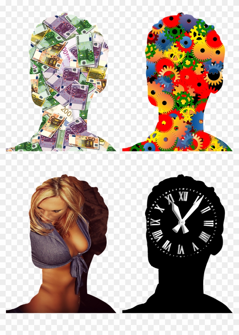 Head Human Silhouette Think Png Image - Spell Chant To Make Someone Think Of You Clipart