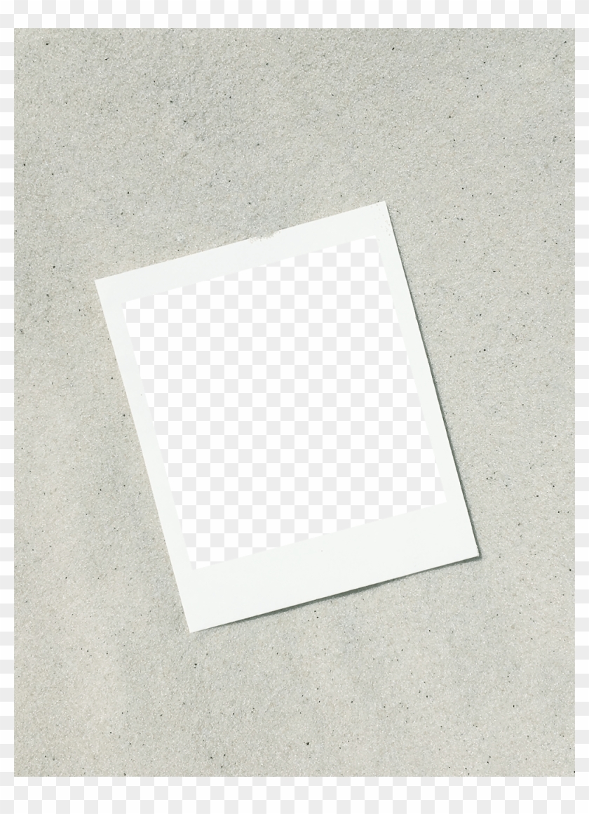 Polaroid Frame Png With Background - Wood Clipart
