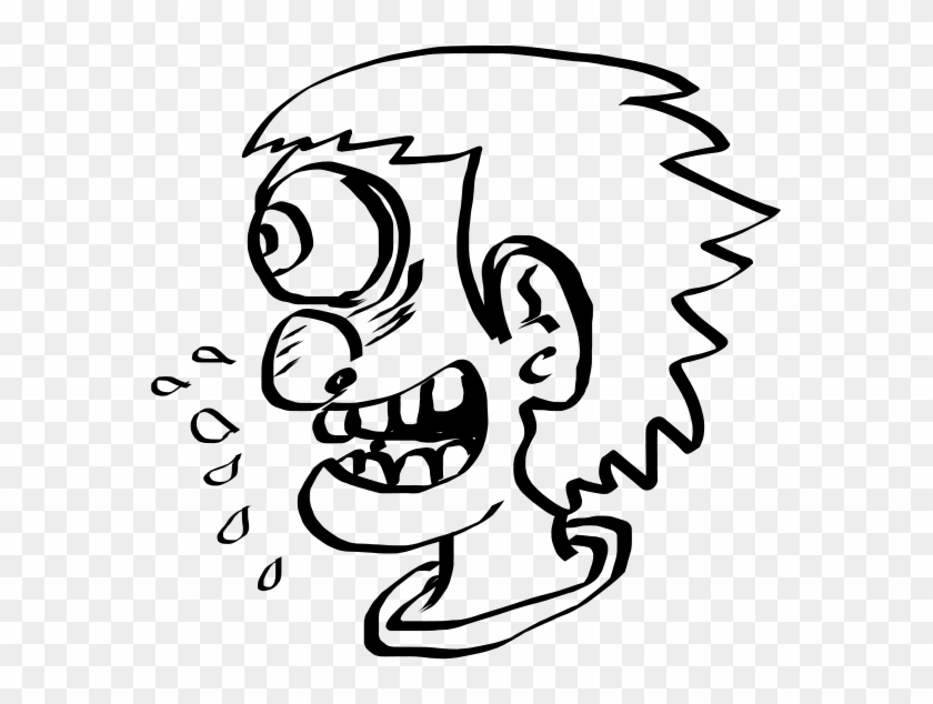 Clipart Black And White Ugly - Png Download