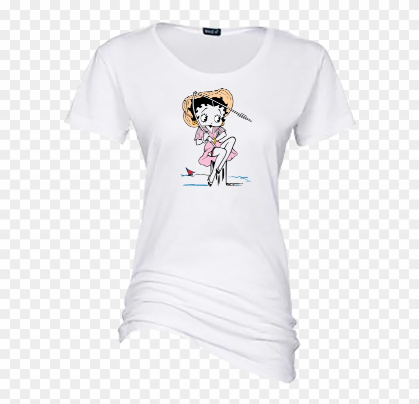 Bass Fishing Betty Boop T Shirts Tanks Shorts,bass - Betty Boop Colouring Pages Clipart