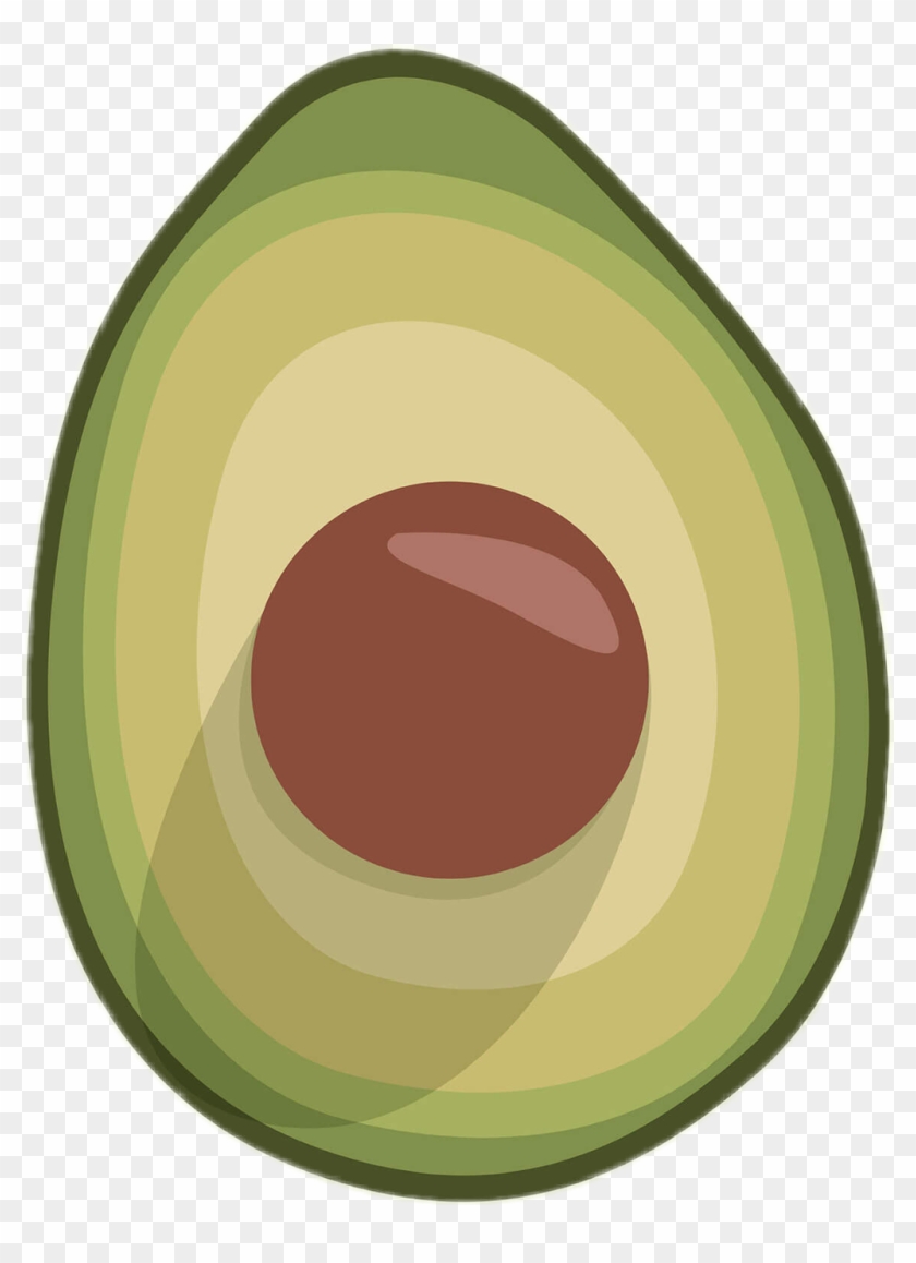 Avocado Png Tumblr - Circle Clipart #2758957