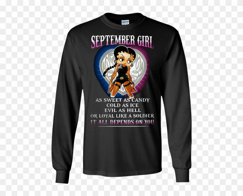 Betty Boop September Girl As Sweet As Candy Cold As - Mcgregor Merry Fookin Christmas Clipart