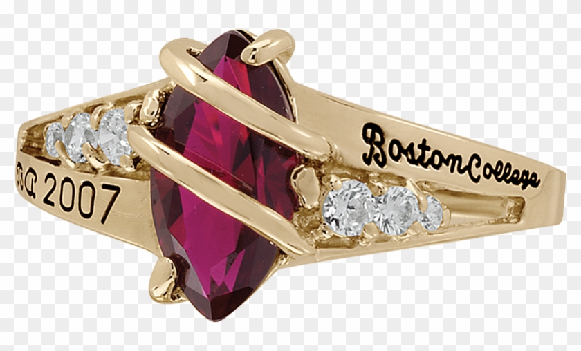 Boston College Women's Windswept Ring - Pre-engagement Ring Clipart #2759248